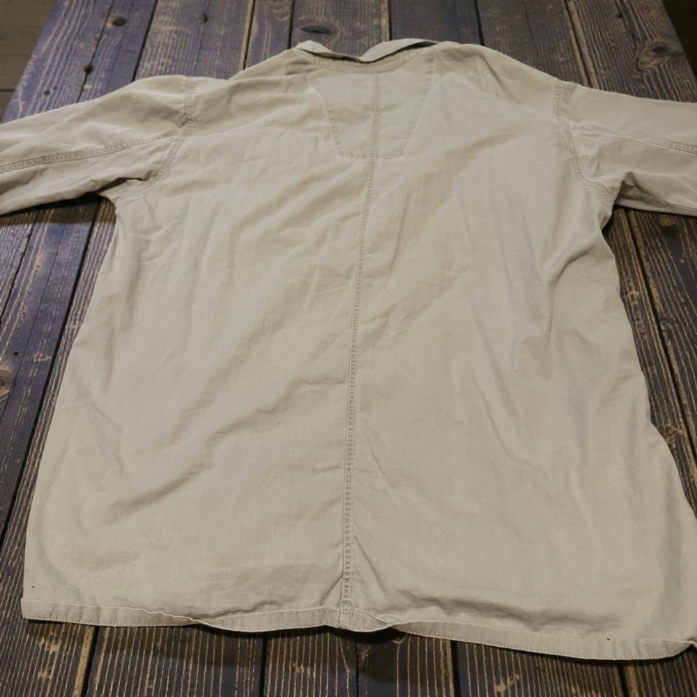 Vintage Levi’s Light Tan Button-Up Shirt size L - Picture 3 of 8